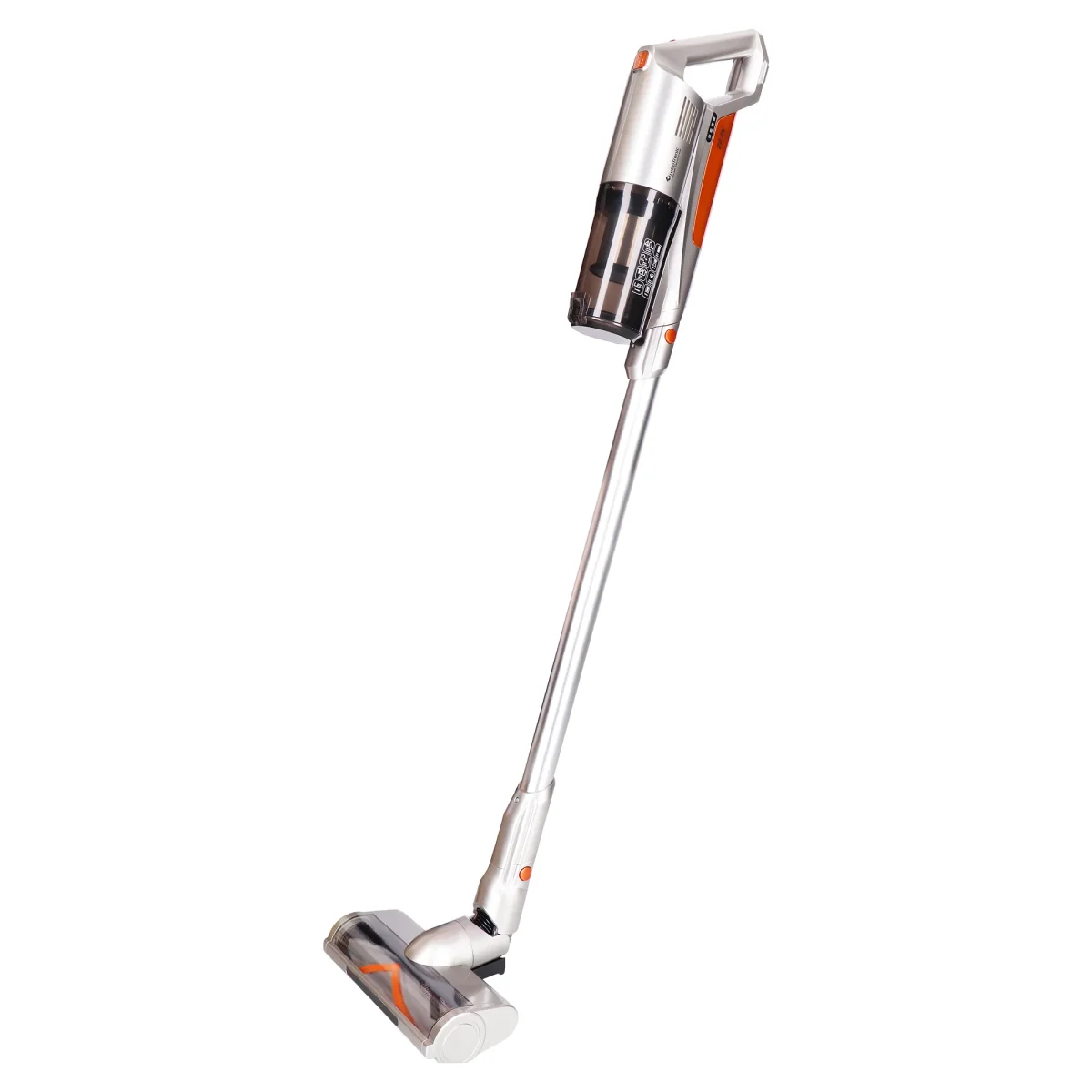 TurboTronic C26 håndholdt trådløs støvsuger - Sølv/Orange - Billede 2