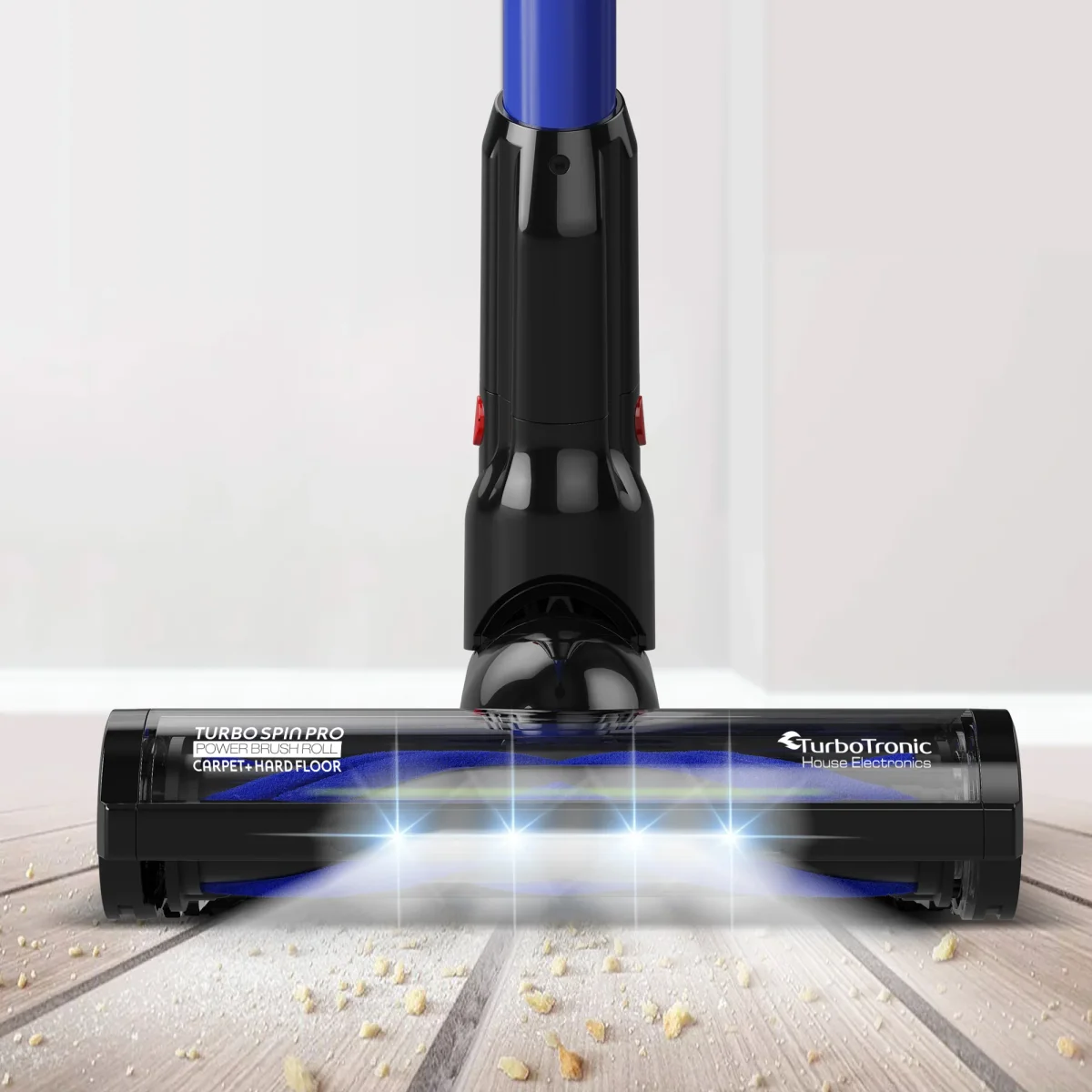 TurboTronic CF7 ledningsfri stangstøvsuger med håndholdt støvsuger - lilla/sølv - Billede 7