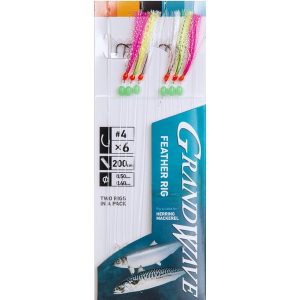 Daiwa GrandWave Feather Rig GWFR4-4