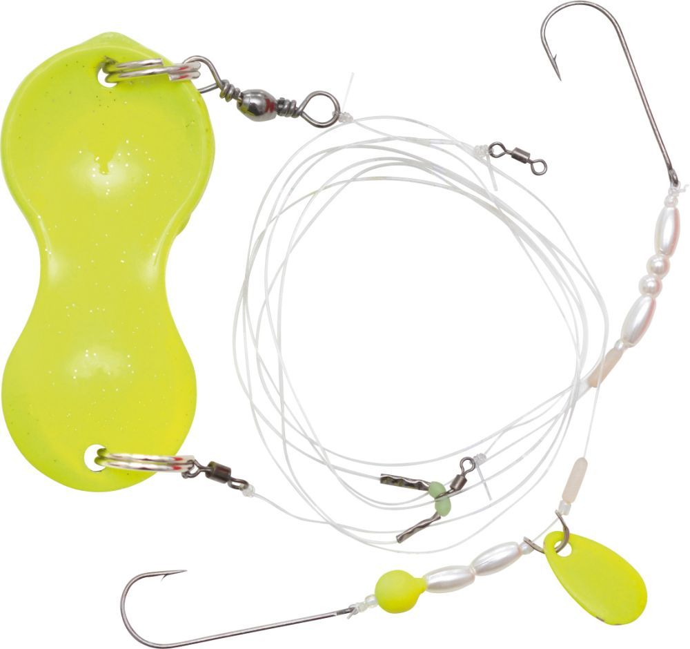Flatty Teaser Gul – Rig til fladfisk blyfri 60g - Billede 2