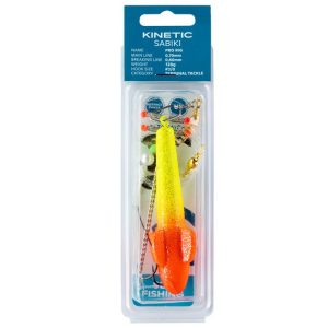 Kinetic Sabiki Pro Rig gul/rød 120 g – Fladfiskeforfang