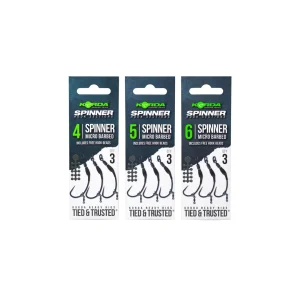 Korda Spinner Hook Sections Micro Barbed 3 stk.