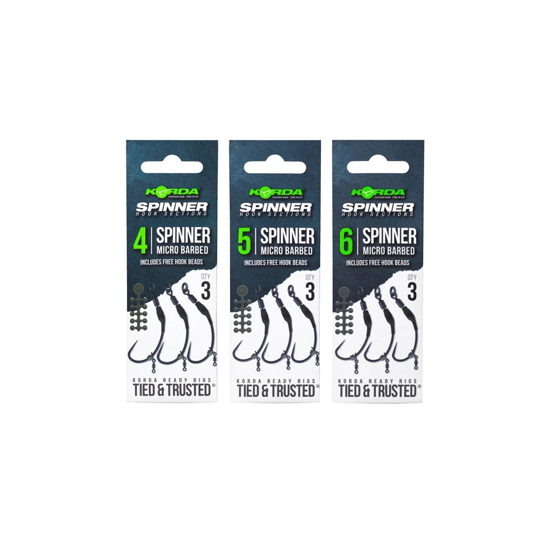Korda Spinner Hook Sections Micro Barbed 3 stk. - Billede 2
