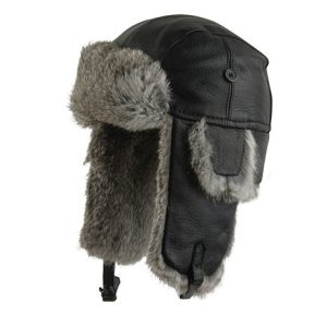 MJM Leather Rabbit Hat