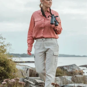 PINEWOOD – Värnamo Insectsafe Linen skjorte_rosa