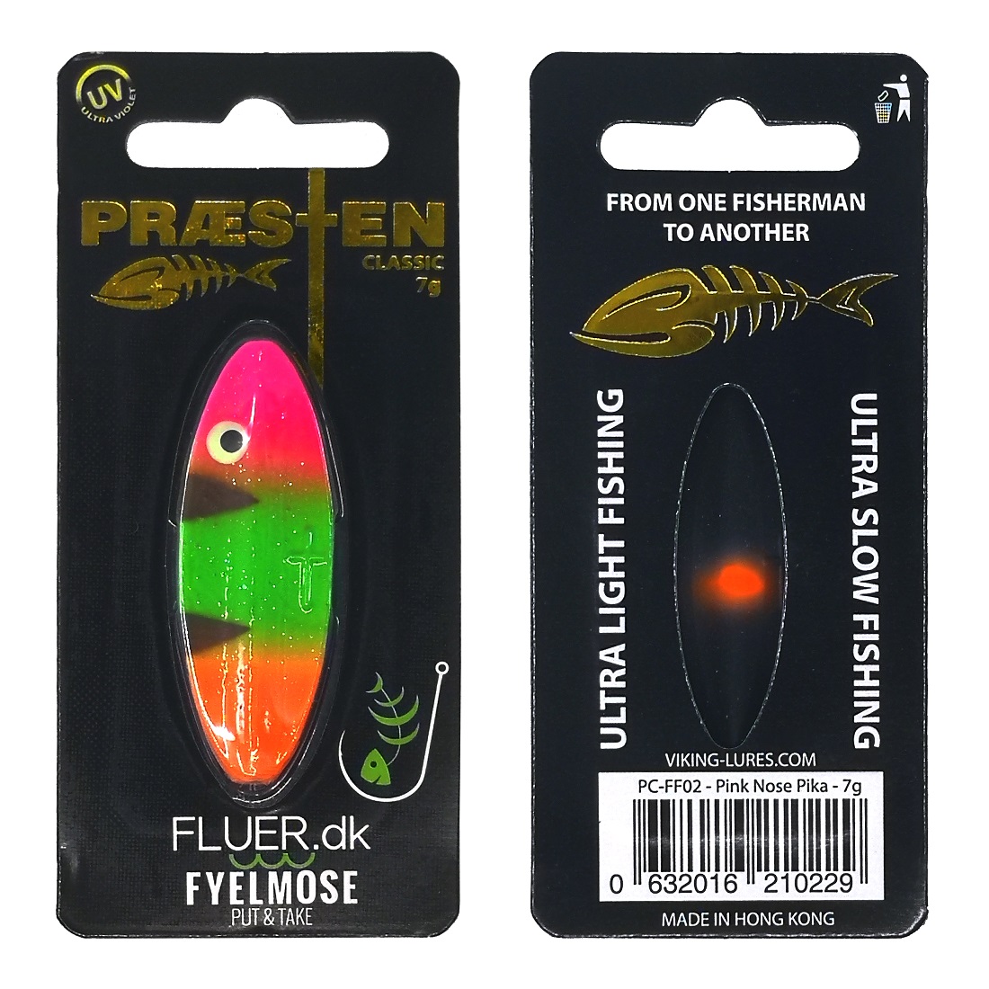 Præsten Classic Fluer.dk Custom Farver 7g Pink Nose Pika