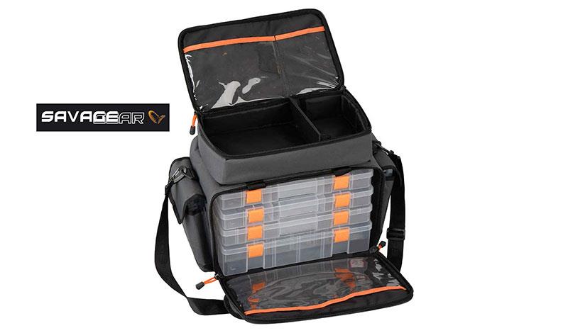 Savage gear Lure Bag, Large – med 6 bokse - Billede 2