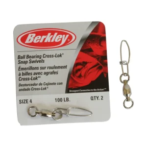 Berkley McMahon Ball Bearing Cross-Lok Snap Swivels