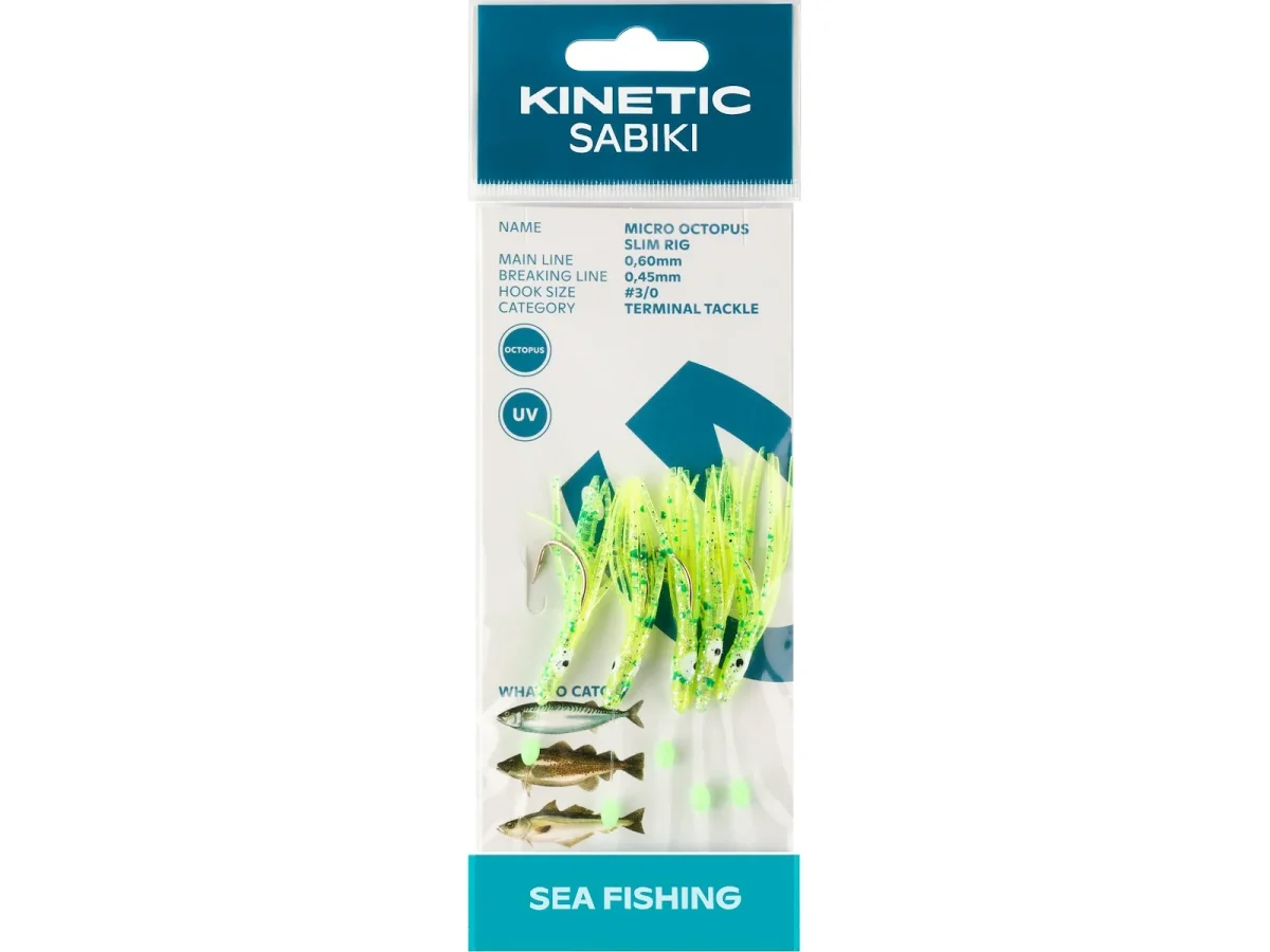 Kinetic Sabiki Micro Octopus Slim - Billede 3