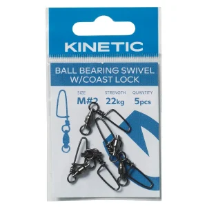 Kinetic Ball Bearring Swivel W/Coast Lock - Nickel