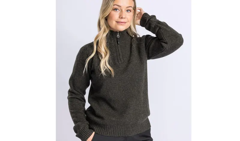 Pinewood Värnamo T-neck Sweater W - Billede 3